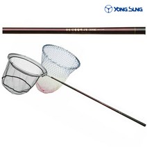 용성 민물뜰채 2단 3단 4단 경심망 연심망 뜰채 민물낚시 뜰망포함, YS 민물뜰채 4단