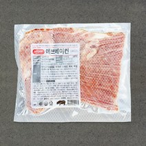 [지케이푸드] 에쓰푸드 에쓰베이컨 슬라이스 베이컨 샌드위치 햄버거 피자 재료 토핑, 1.S 에쓰베이컨(드라이아이스), 1개