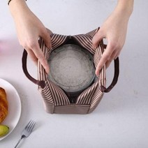 택배 두꺼운 파우치 보온가방 도시락 텀블러 가방 대용량 휴대용 여자 클러치 방수 보온, 14 연두색