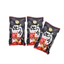 바베큐용숯 2kg 3개 캠핑 펜션 그릴 참숯 차콜 숯불피우기, º▶산에숯2kg 3개◁º≫