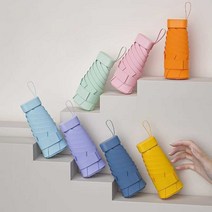 초경량 5단우산 우산케이스 20대 우산 양산 아이디어 상품, 블랙