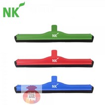 스펀지밀대 고정형 50cm (봉없음) 교체 헤드 이중스펀지날 바닥밀대, 초록