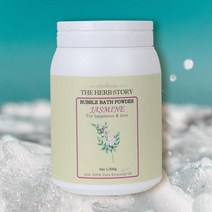 더허브스토리 입욕제 버블바스 파우더 자스민 1kg, 단품