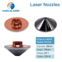 KINDLELASER 레이저 노즐 Precitec WSX HANS 파이버 레이저 커팅 헤드 용 단일/이중 레이어 Dia.28mm H15/1, 01 Single Layer_01 0.8mm