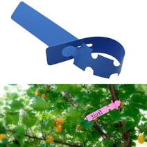 정원 나무 네임태그 꼬리표 나뭇가지 네임텍 묘목라벨 가로수, 레드