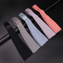 운동 스포츠 헤어밴드 남자 여자 반다나 머리땀 머리띠 5cm, 블랙