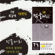 우리집플러스 먹물머리 오징어먹물 염색약 색상별x1개, 먹물머리7호흑갈색, 1개