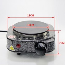 다기능 미니 전기 스토브 가열로 차 만들기 우유 단일 주방 110V 500W, 01 White_03 UK