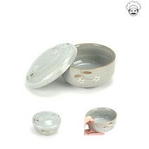 로코 설화 도자기 주발공기 도자기그릇, 단품