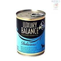 럭셔리발란스 강아지통조림 주식캔 양고기 380g 시저 보양식 개간식 강아지죽