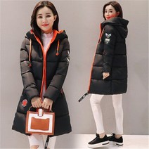 여성용 2022 겨울 재킷 코트 후드 아웃웨어 여성 파카 두꺼운 면 패딩 안감 기본 Z30