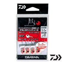 다이와 월하미인 SW라이트 지그헤드야광 3.0g-6, 야광 3.0g-6
