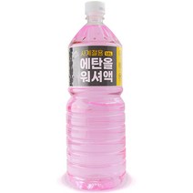 타이거 에탄올워셔액 사계절용, 1.8L, 2개