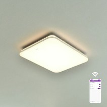 1300K IOT LED스마트조명 방등 디밍50W 생활가전제어, 조립/설치신청:신청안함