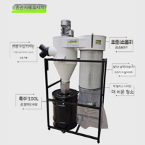 분진 흡입기 산업용집진기 목공용 공업용 이동식 집진기, 1.5kW 220V
