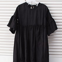 자투리 비침 없는인견2216 블랙드림 원단