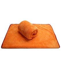 플라잉 펫 타올 강아지 고양이 목욕 수건 70x90 주황