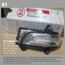 현대모비스 봉고3 시그널 램프 |빽미러 깜박이 876134E600, 조수석(876234E600)