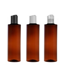 프레스캡 120ml 150ml 200ml 250ml 300ml 500ml 똑딱이캡 공병 화장품, 250ml각갈색 투명캡
