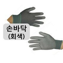 가드맨 PU 팜 손바닥 코팅장갑 회색 (S M L)30켤레, 30개, 사이즈 S
