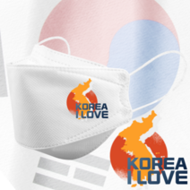 인쇄마스크 아이러브코리아 대한민국 태극기 마스크 25매 모델명 dki_21 KF94 3D입체형