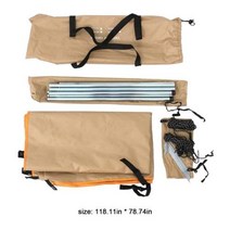 차량용 루프탑텐트 감성 캠핑 차박 자동차 쉼터 그늘, b-300x200cm