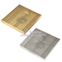 DOMUS CS150스텐고급배수구유가(스텐/금무광)(트랜치/욕실배수구/스텐유가/하수구/냄새제로/플로어드레인), 금무광