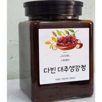 다빈 대추생강청 무설탕 생강즙 꿀대추고, 1병, 550g