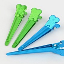 헤어핀 미용집개핀 미용집게 헤어클립 앞머리고정핀 스테인리스 소형 4P, 12P