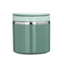 보온도시락통 대형 도시락통 보온도시락 보온죽통 cup thermos food jar, 초록, 1000ml