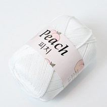 피치(80g) 여름 가방 소품 코바늘 뜨기, 101, 1개