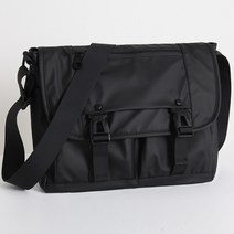이너피아 블랙 메신저백 크로스백 검정 가방 학생 가방