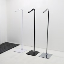 지엔디스플레이 철제 드레스룸행거 원룸 옷방 틈새 보조 폴행거 스탠드옷걸이, 5) 스탠드옷걸이 48-1 브론즈