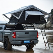 차량 지붕텐트 자동 차박텐트 픽업트럭 34인용, 1.3m +블랙