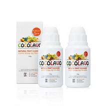 코코라보 에코칼슘파우더 과일야채세척제 세정제 잔류농약제거 150g X 1개(1+1), 2개