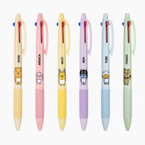 카카오프렌즈 3색 볼펜 1800, 튜브