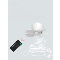 소형 천장 선풍기 충전 USB 저소음 타이머 캠핑 야외 휴대용 타프팬 무선 미니 실링팬, USB - 분홍색