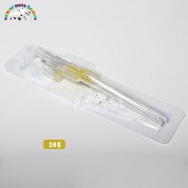 일회용 개 고양이 I. V. 캐뉼라 애완 동물 카테터 헤파린 캡, 24G, 10 조각
