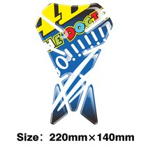 3d 5d 자전거 오토바이 스티커 탱크 패드 연료 보호기 데칼 혼다 yamaha suzuki kawasaki ninja vr 46 aprilia bmw s1000rr, 3D VR 46