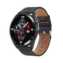 RichMagic GT4Max 1.5인치 스마트워치 블루투스통화 혈압/혈중 산소/혈당/심박수 측정 GPS IP68 방수 스포츠워치 46mm, 블랙