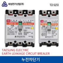 태성전기 누전차단기 TCE-52 30A, 1개