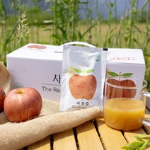 제천 국내산 사과즙 선물세트 25포 50포, 50개