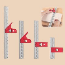 목공 도구 조정 가능한 슬라이딩 눈금자 조합 사각형 diy 가정용 목수 기계공 직각 삼각형 측정, 15cm