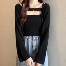 주디앤 여성 데이지 나시 가디건 세트