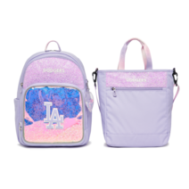 MLB 키즈 신학기 초등학생 책가방 LA다저스 샤이니 책가방 세트여학생책가방 바이올렛색상 7FBK0033N-07VOL