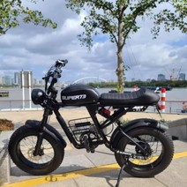 자토바이 슈퍼73 블랙RX S1S2SR 오프로드 7단 변속 전기 자전거 시트연장, 48V, 기본, 블랙 RX 18Ah 70-80km