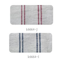 [러브원단] 퓨어린넨 키친스트라이프10종, K6664(I)