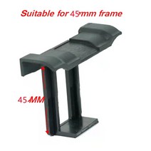 태양광 청소2pc 35mm 40mm 태양 전지 패널 배수 클립 PV 모듈 물 광 대 한 청소, 03 frame 45mm