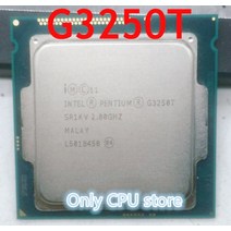 파워딜 인텔 펜티엄 G3250T 듀얼 코어 CPU 프로세서 SR1VK 2.8GHz 3MB LGA1150 ES 버전 산란 조각 무료 배, 한개옵션0