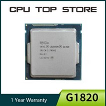 I7-8700K 인텔셀러론 G1820 2.7GHz 2M 캐시 듀얼 코어 CPU 프로세서 SR1CN LGA 1150 트레이, 한개옵션0